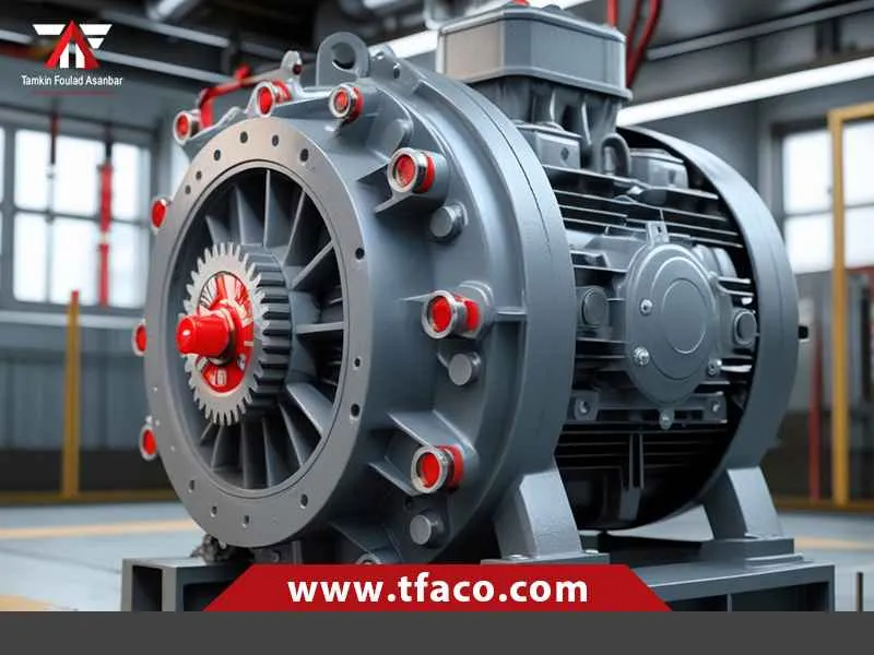 تفاوت انواع موتور آسانسور در عملکرد و مصرف انرژی 2 موتور آسانسور گیربکسی