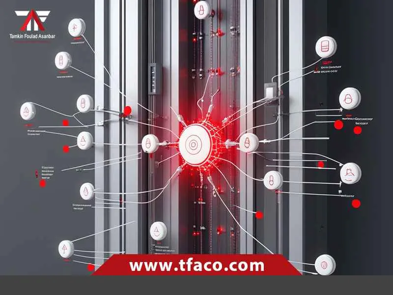 انواع سنسور در آسانسورها و نقش هر کدام در ایمنی 4 نقش سیستم هشدار در ایمنی
