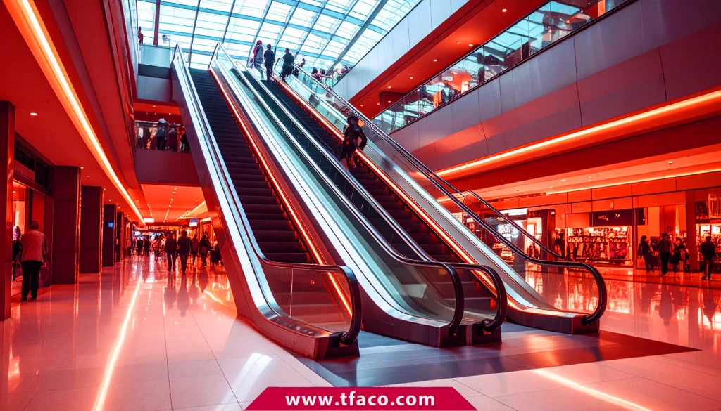 راهنمای جامع انتخاب پله برقی تجاری: از ایمنی تا زیبایی و کارایی 3 پله برقی داخلی (Indoor Escalators)