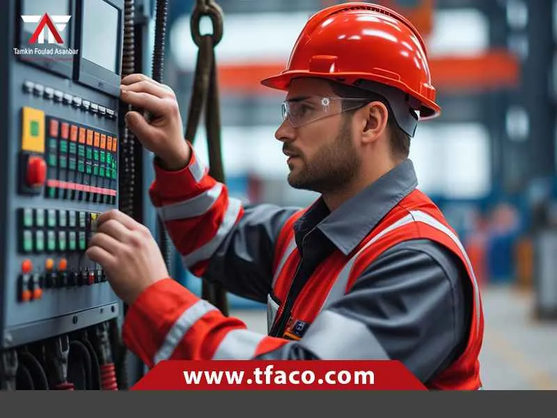 راهنمای جامع انتخاب جرثقیل سقفی برای کارگاه های صنعتی 3 نکات ایمنی در نصب و استفاده از جرثقیل