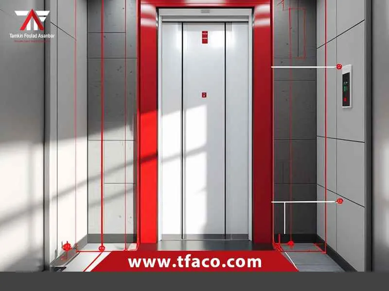 فضای مورد نیاز جهت نصب آسانسور چقدر باید باشد؟ 3 ابعاد استاندارد چاه، کابین و موتورخانه آسانسور